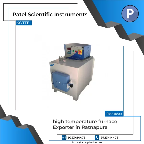 High Temperature Furnace With Insulated Chamber Used In Laboratory Settings