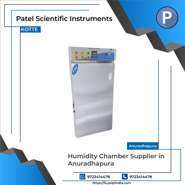 Laboratory Humidity Chamber Showing Internal Control Panel And Sealed Door
