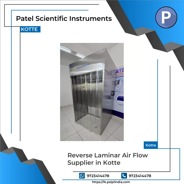 Reverse Laminar Air Flow Unit Installed In Laboratory Environment