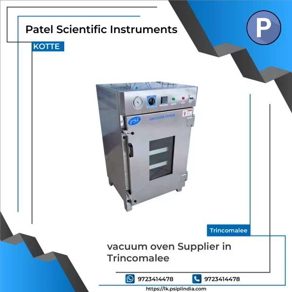 Digital Vacuum Oven Used In Laboratory For Controlled Heating And Drying