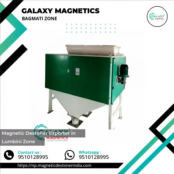 Industrial Magnetic Destoner Machine Used For Separating Stones From Grains