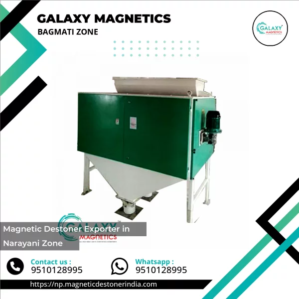 Magnetic Destoner Machine Used For Separating Stones From Grains In Industrial Processing