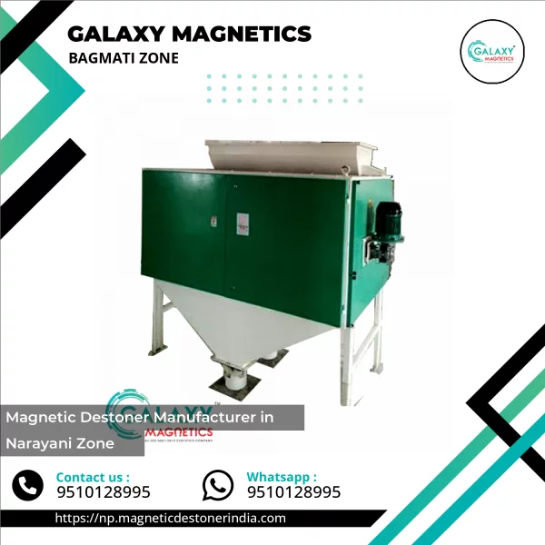 Magnetic Destoner Machine Used For Stone Removal From Grains
