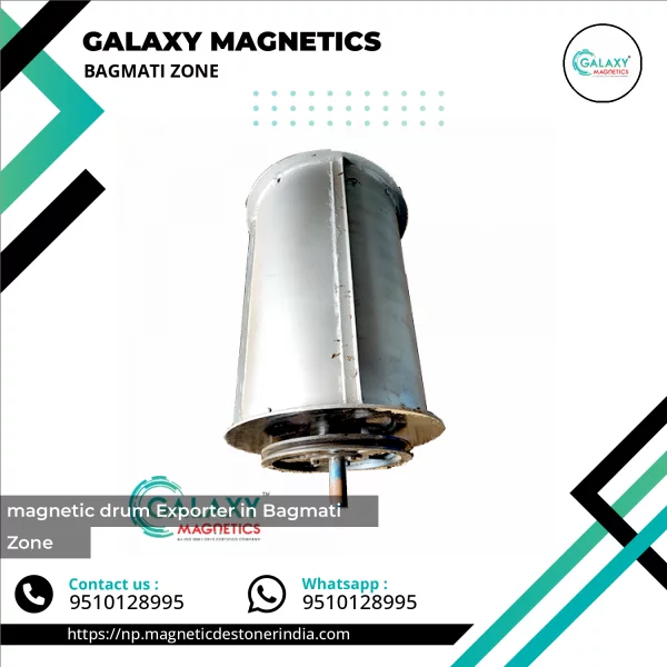 Industrial Magnetic Drum Separator Used In Material Handling
