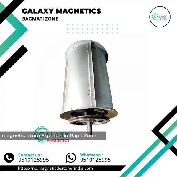 Industrial Magnetic Drum Separator Used In Material Handling