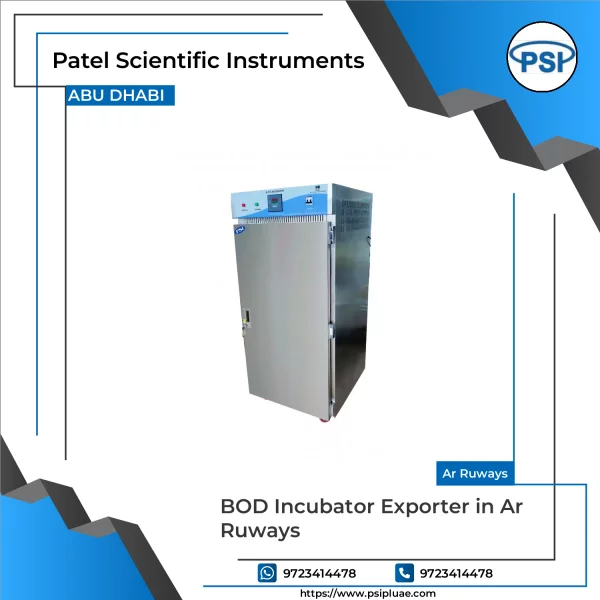 BOD Incubator Unit Showing Interior Shelves And Control Panel