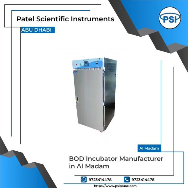 BOD Incubator Showing Digital Control Panel And Insulated Chamber