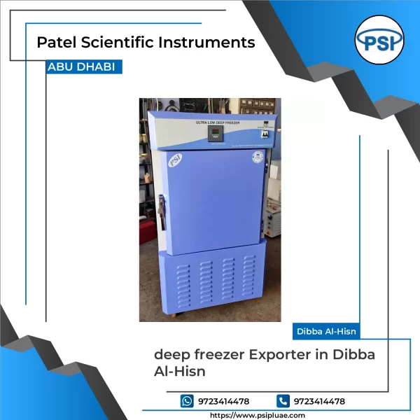 Deep Freezer Unit For Laboratory Use Showing Front View With Digital Display