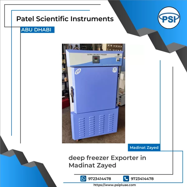 Deep Freezer Unit Designed For Laboratory Sample Storage With Moisture-resistant Container Compatibility