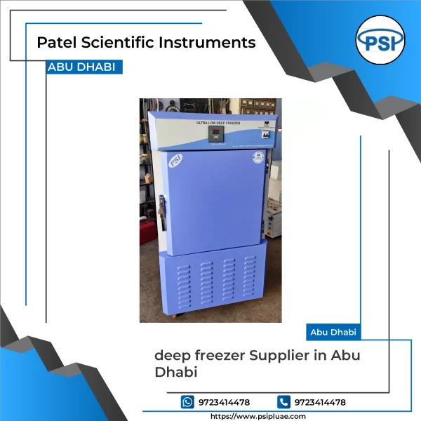 Deep Freezer Unit Showing Control Panel And Insulated Door