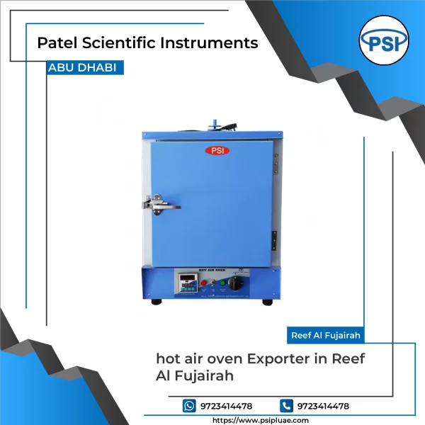 Hot Air Oven For Laboratory Use Showing Control Panel And Chamber Door