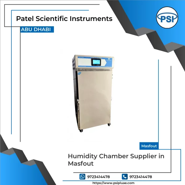 Humidity Chamber Showing Temperature And Moisture Controls Inside Laboratory Setting