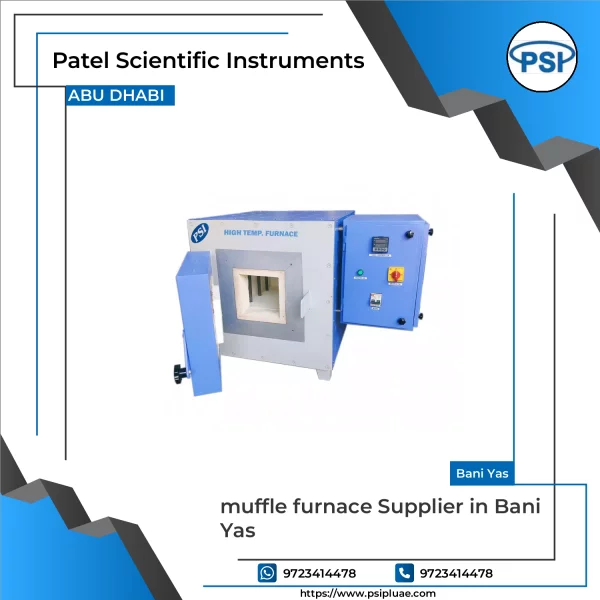 Muffle Furnace With Sample Containers Inside Laboratory Setting