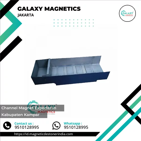 Channel Magnet Installed On Conveyor For Ferrous Metal Separation