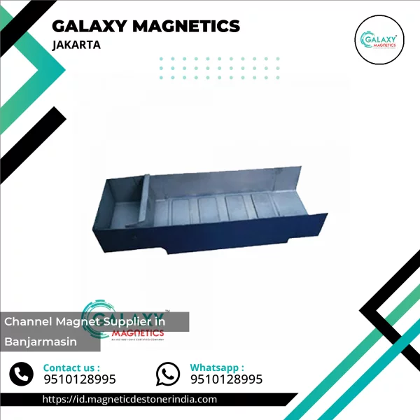 Channel Magnet Unit Installed On Conveyor System