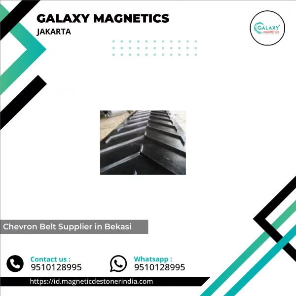 Close-up View Of A Durable Chevron Conveyor Belt Showing Raised Tread Pattern