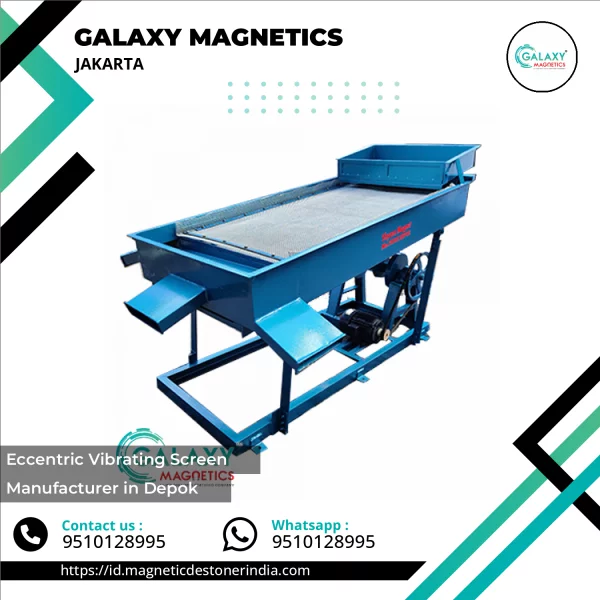 Eccentric Vibrating Screen With Steel Frame And Eccentric Shaft Assembly