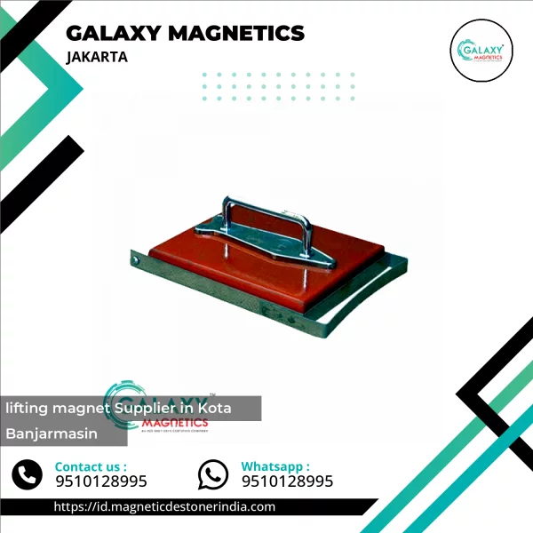 Industrial Lifting Magnet Used For Handling Heavy Metal Objects