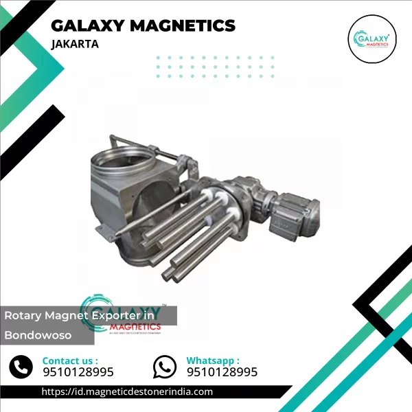 Rotary Magnet Used In Industrial Magnetic Separation Process
