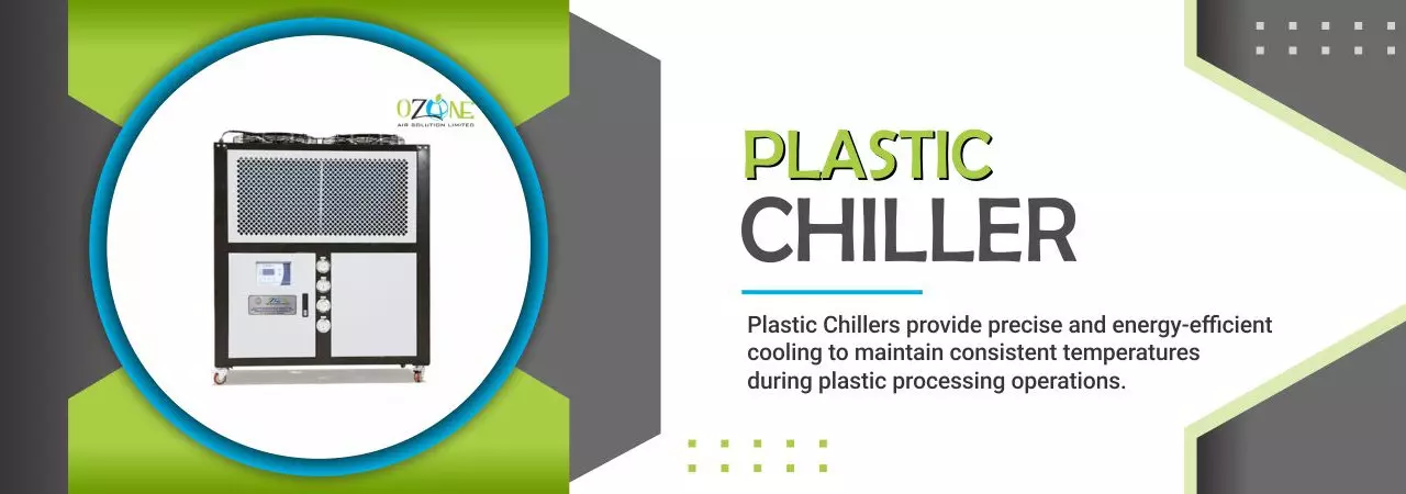 Industrial plastic process chiller for precise temperature control