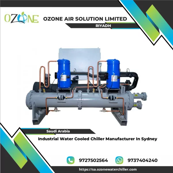 Industrial Water Cooled Chiller Manufacturer In Sydney