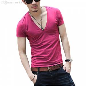 V-neck T-Shirt Supplier Ahmedabad