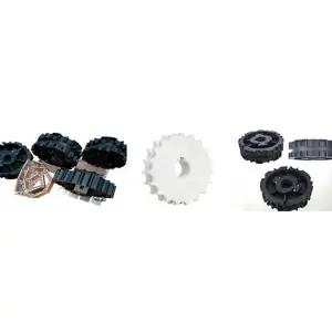 Thermoplastic Straight Running Chain Single Hing