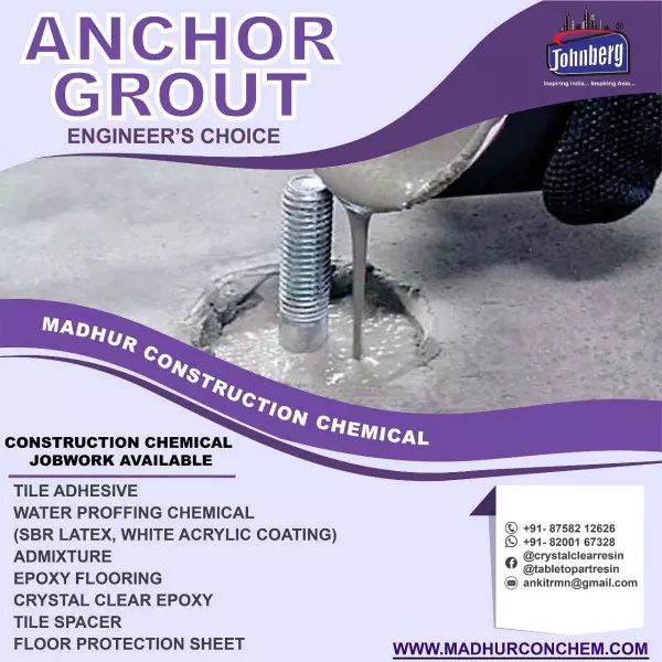 Anchor Grout Manufacturer In Dehradun