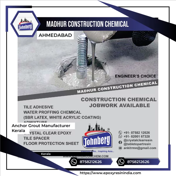 Anchor Grout Manufacturer Kerala