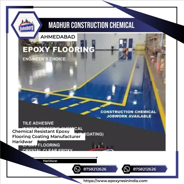 Chemical Resistant Epoxy Flooring Coating Manufacturer Haridwar