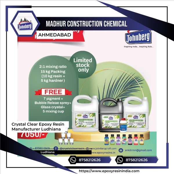 Crystal Clear Epoxy Resin Manufacturer Ludhiana