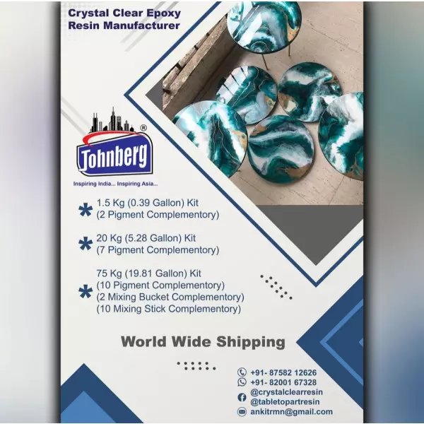 Crystal Clear Epoxy Resin Manufacturers In Hyderabad
