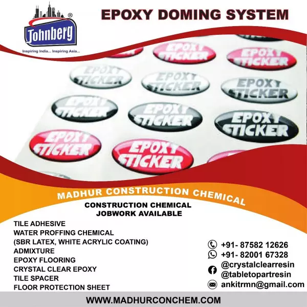 Doming Epoxy Resin Manufacturers In Ludhiana