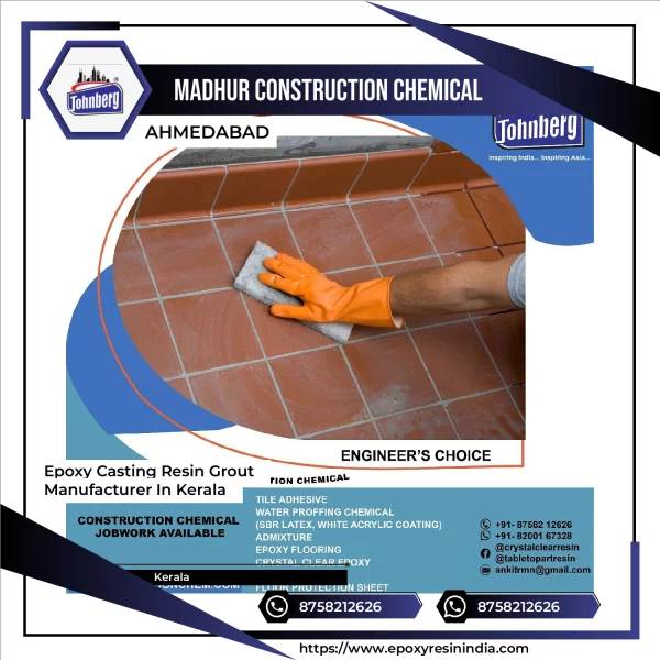 Epoxy Casting Resin Grout Manufacturer In Kerala