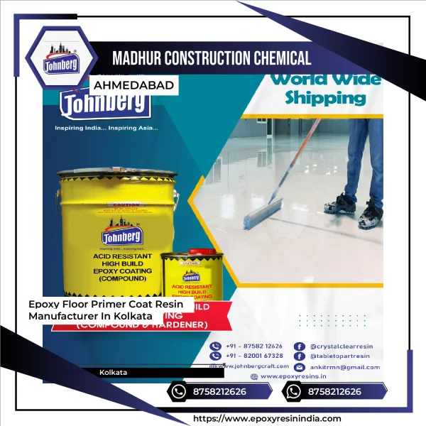 Epoxy Floor Primer Coat Resin Manufacturer In Kolkata