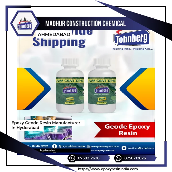 Epoxy Geode Resin Manufacturer In Hyderabad