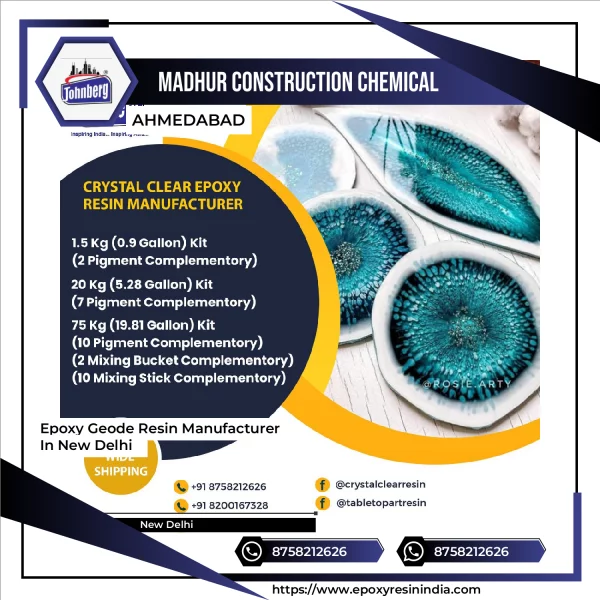 Epoxy Geode Resin Manufacturer In New Delhi