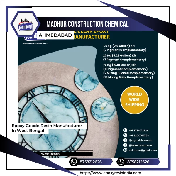 Epoxy Geode Resin Manufacturer In West Bengal