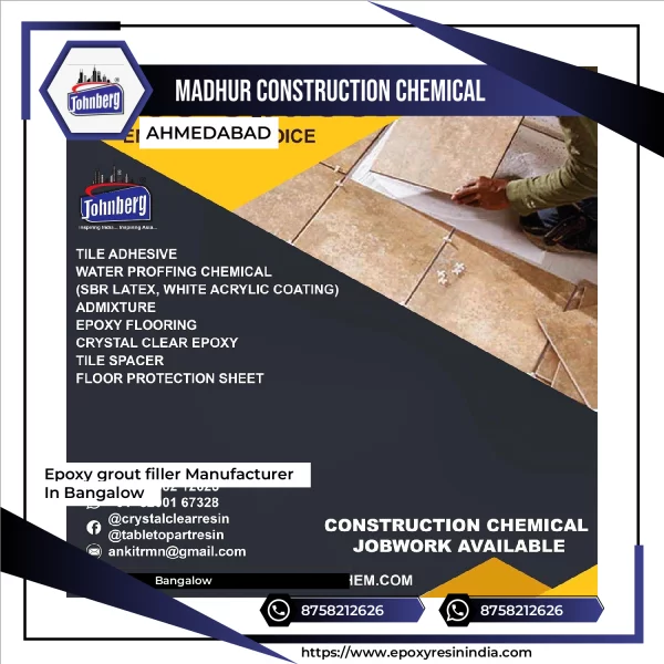 Epoxy Grout Filler Manufacturer In Bangalow