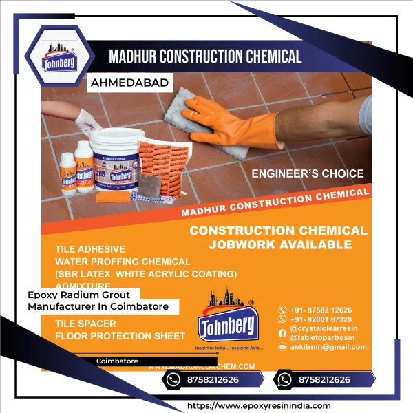 Epoxy Radium Grout Manufacturer In Coimbatore