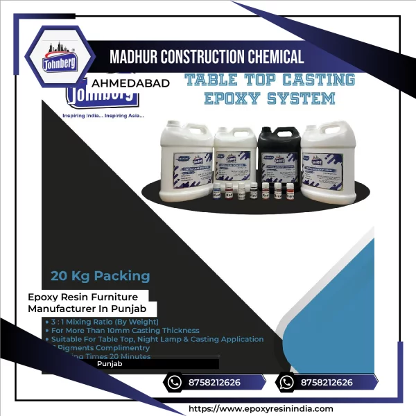 Epoxy Resin Furniture Manufacturer In Punjab