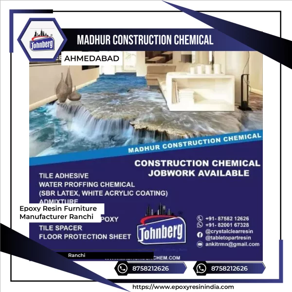 Epoxy Resin Furniture Manufacturer Ranchi