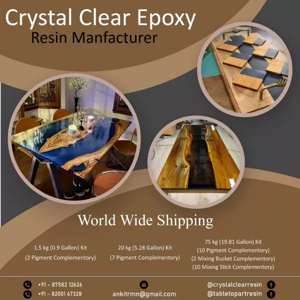 Epoxy Resin Table Top Manufacturer In Palakkad