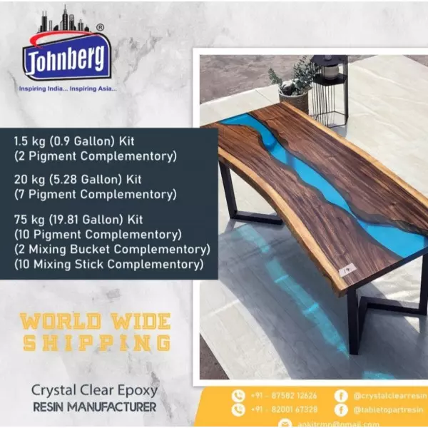 Epoxy Tabletop Resin Dealers In Udaipur