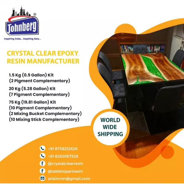 Epoxy Tabletop Resin Manufacturers In Hyderabad