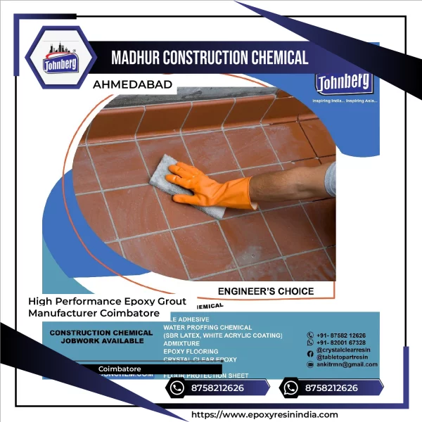 High Performance Epoxy Grout Manufacturer Coimbatore