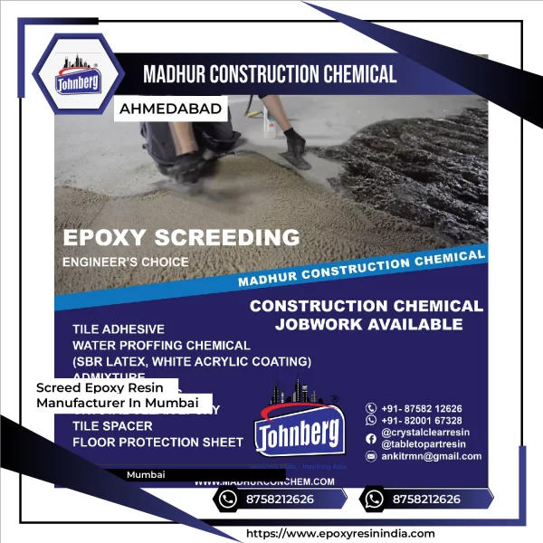 Screed Epoxy Resin Manufacturer In Mumbai