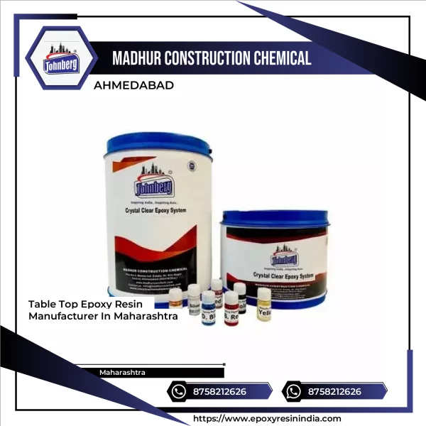Table Top Epoxy Resin Manufacturer In Maharashtra