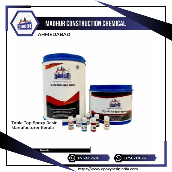 Table Top Epoxy Resin Manufacturer Kerala
