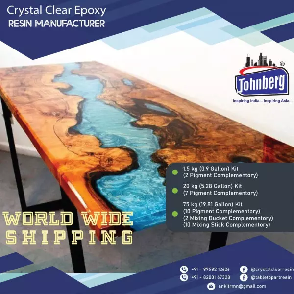 Table Top Epoxy Resins Manufacturer In Kolkata
